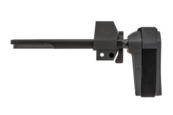 The SB Tactical HK MP5 PDW Arm Brace features an aluminum construction and Nylon strap